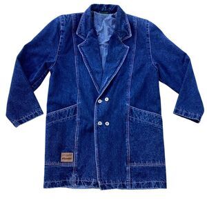 Vivaldi‎ Women's Vintage Denim Jacket Blue Size 2 Mid-Length Casual
